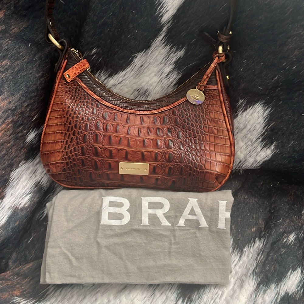 Brahmin- Two Tone Handbag Like New - image 2